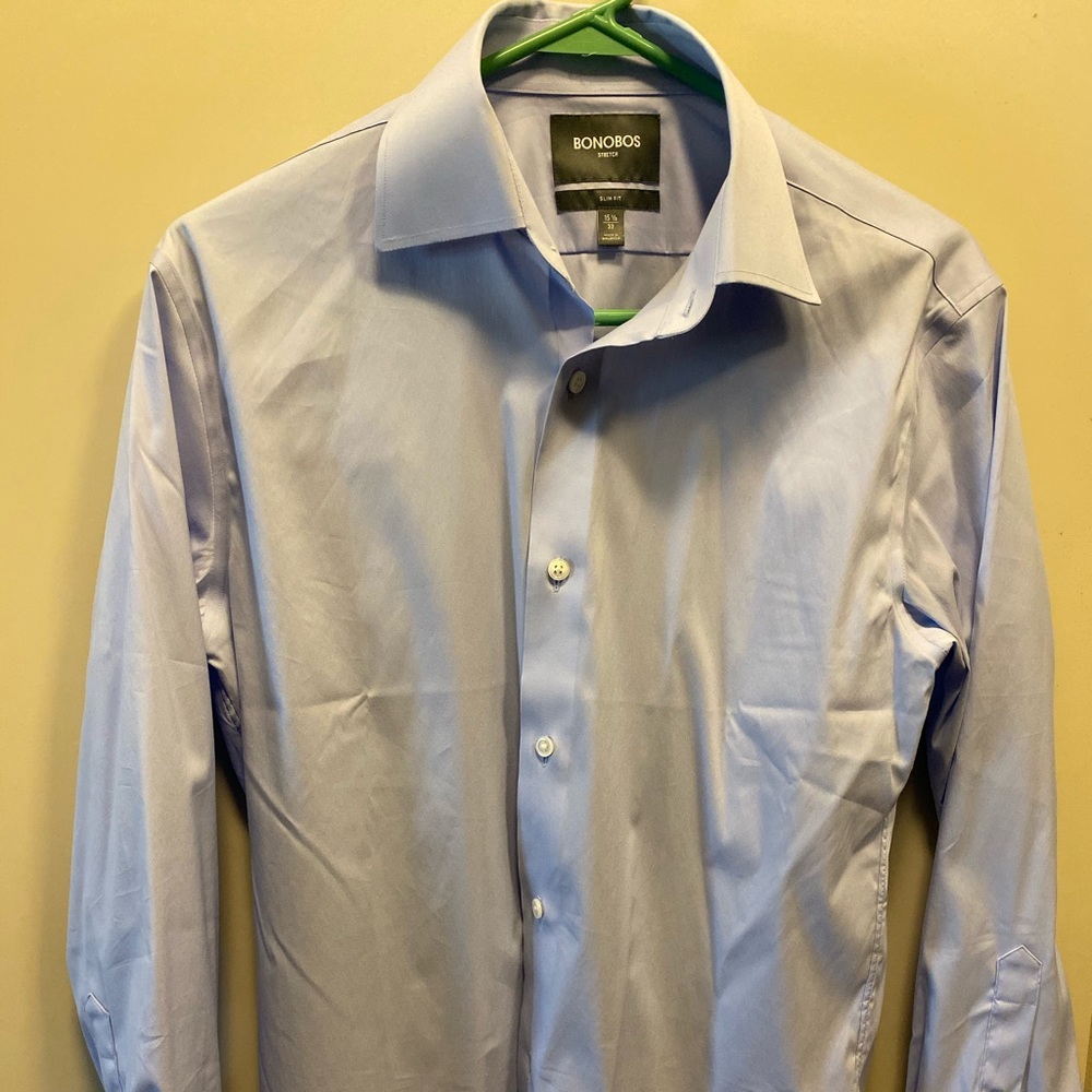 Bonobos Jetsetter Slim Fit Blue Shirt
